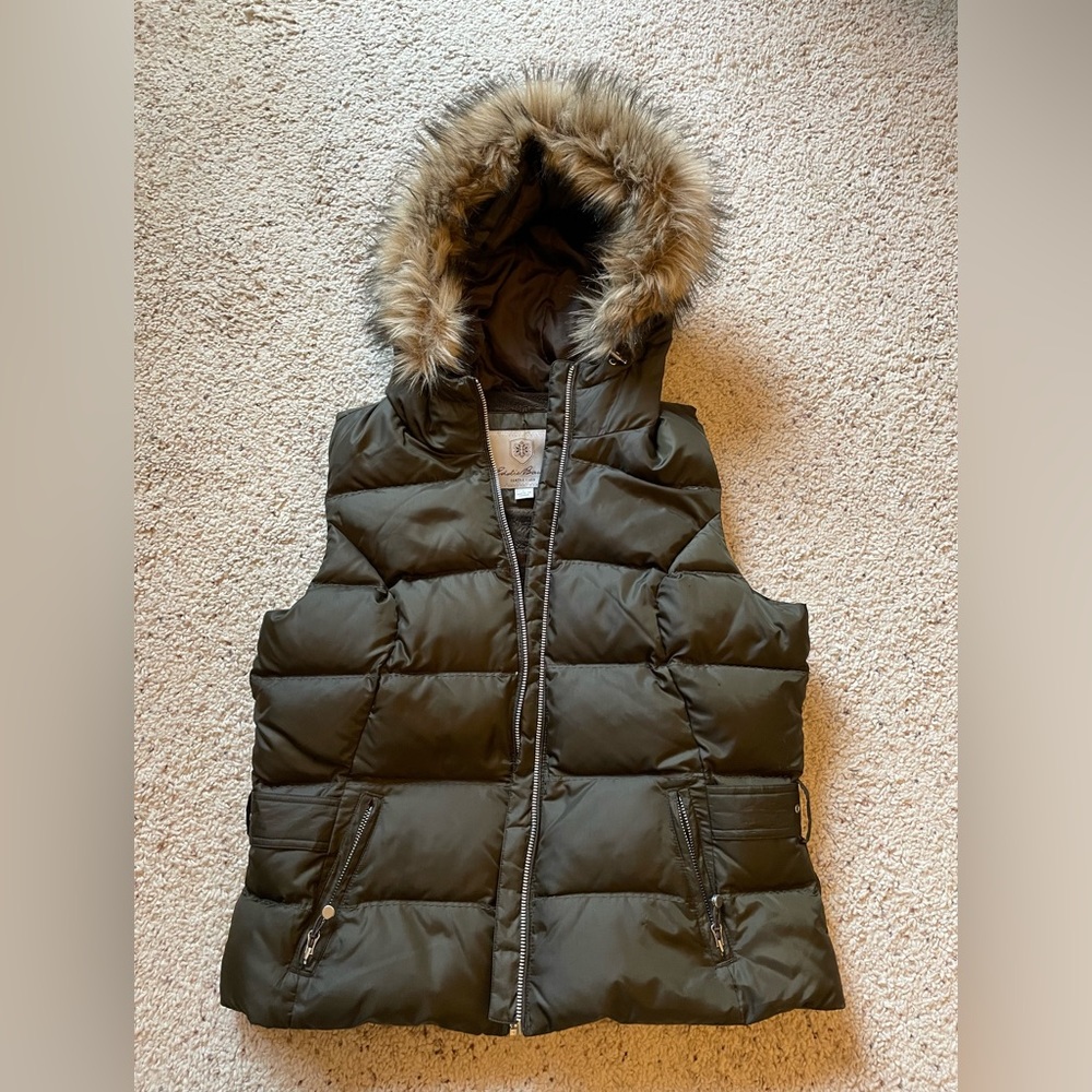Eddie Bauer Premium Goose Down Vest - Womens Large
